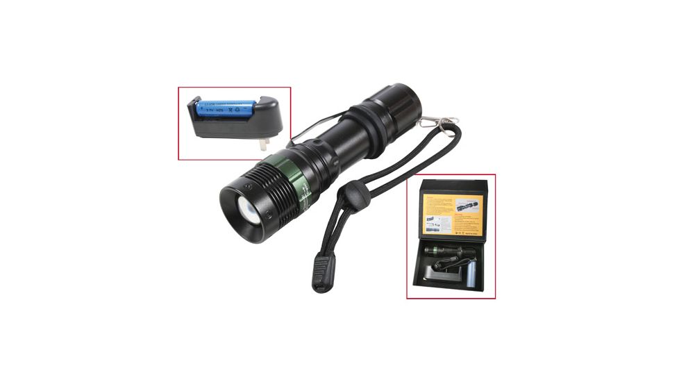 Rothco 3 Watt LED Flashlight With Charger, 873