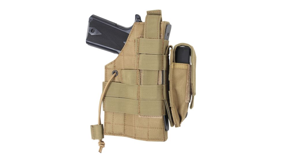 Rothco MOLLE Modular Ambidextrous Holster, Coyote Brown, 10479-CoyoteBrown