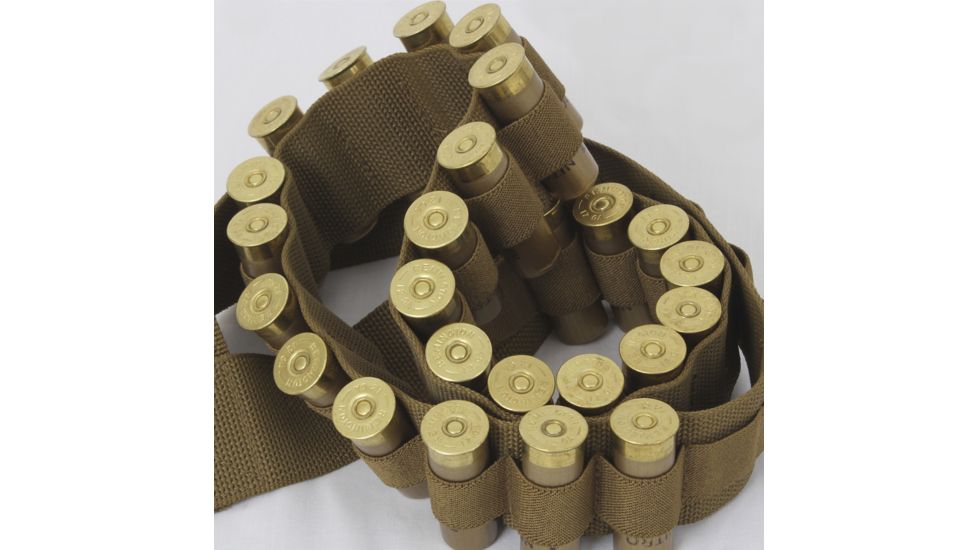 Rothco Shotgun Shell Bandolier, Coyote Brown, 2948-CoyoteBrown