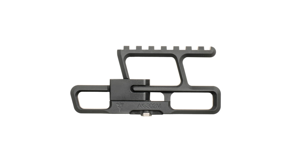 RS Regulate Rear Biased Lower, Modular Side Mount, Fits AKM Type Rifles, Not Compatible with Folding Stocks, Matte Finish, Black, AK-302M