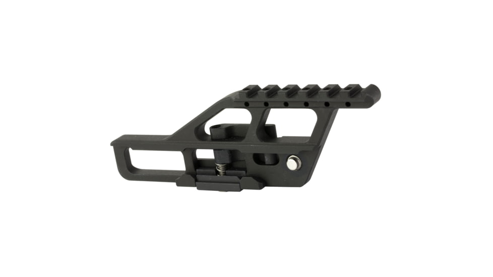 RS Regulate Yugo Front Biased Lower, Modular Side Mount, Fits Yugo/Serbian Type Rifles, Not Compatible with Folding Stocks, Matte Finish, Black, AK-306MS