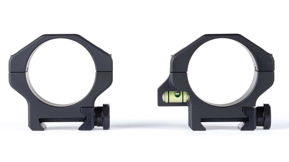 Ruffs Precision Manufacturing Precision Co-Linear Bubble Level 35mm Riflescope Ring, High - 1.25, Set of 2, Black, CLR-35125