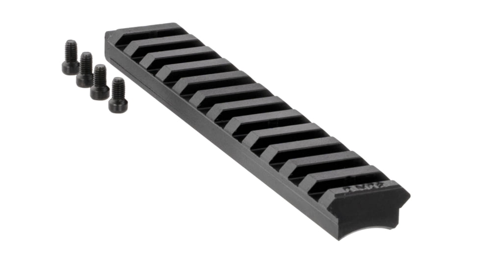 Ruger 90673 Precision Rimfire 0 MOA Picatinny Alumonum Black Hard Coat Anodized