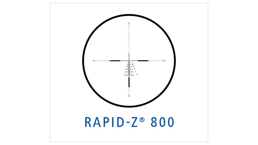 Zeiss Conquest MC Rifle Scope, 4.5-14x44mm, Rapid-Z 800 Reticle, Matte, Black, 5214309972