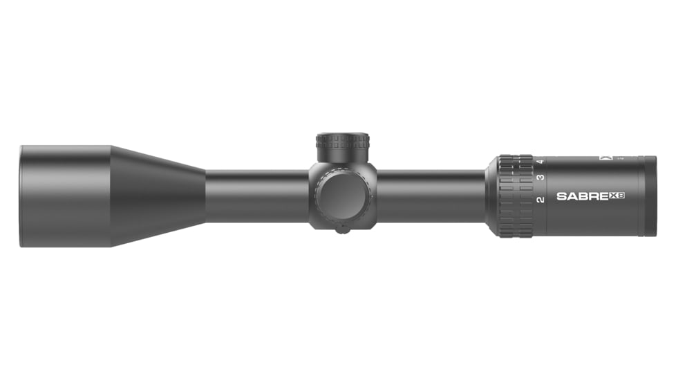 Sabre 2-16x50, 30mm Tube Rifle Scope, Second Focal Plane, 4 Dot Reticle, Matte Black, sao21650