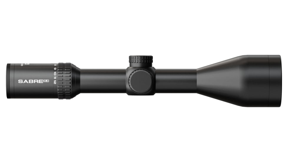 Sabre 3-12x56, 30mm Tube Rifle Scope, Second Focal Plane, 4 Dot Reticle, Matte Black, sad31256