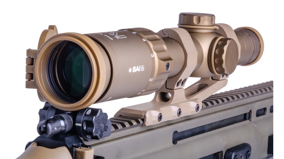 SAI Optics 1-6x24 30mm Tube Rifle Scope, FFP, BDC Reticle, 7.62 Nato, Coyote Brown, RNG16-T170-C20