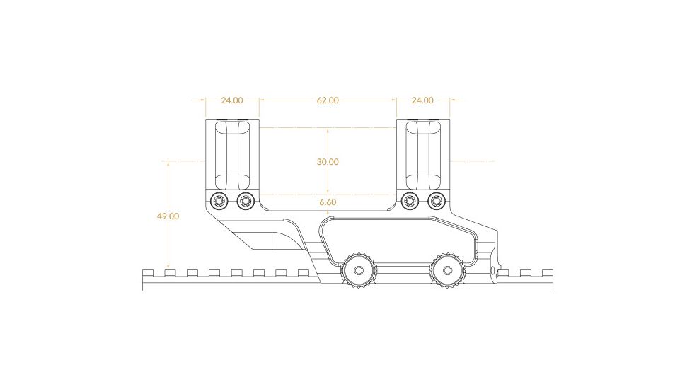 Scalarworks QD Scope Mount, 30mm, Black, SW0720 