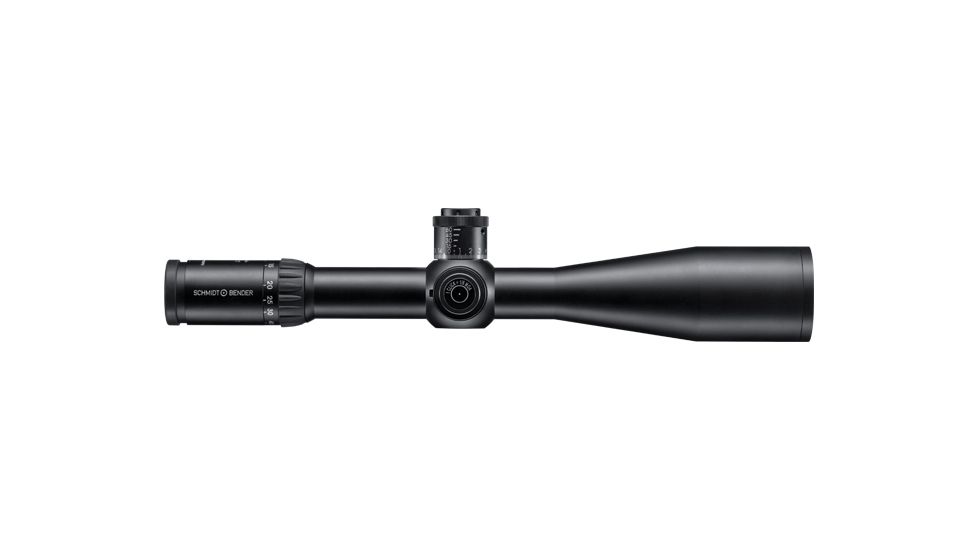 Schmidt Bender 12-50x56 PM II/P Second Focal Rifle Scope, P4F2-MOA .125MOA MT/DT Reticle, Black, 34mm, 878-911-995-A5-A5