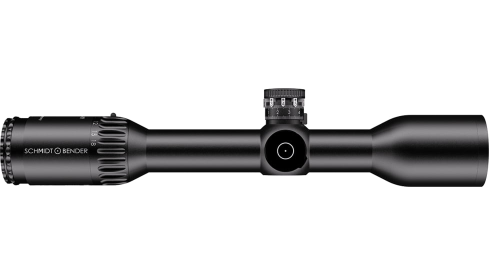 Schmidt &amp; Bender 3-18x42 Rifle Scope, 30 mm Tube, Second Focal Plane, Posicon CT / Posicon CT, Black, 158-811-71G