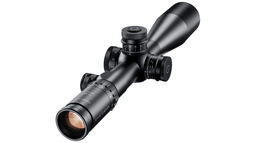 Schmidt Bender PMII Police Marksman, Rifle Scope, 34mm, 5-25x56, P4, Fine cm ccw Locking Turret LT, PMII, Black 677-911-972-B2-A8