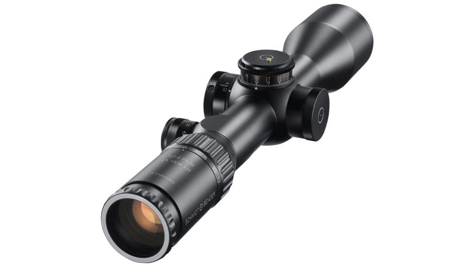 Schmidt &amp; Bender 3-12x56mm PM II Ultra Bright Rifle Scope, 34 mm, P4FL Reticle, Black, 670-911-972