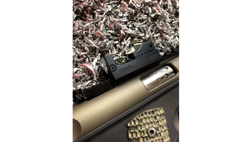 SeeAll Open Sights Micro SeeAll Open Sight Tritium, Crosshair, Black, 850006380558