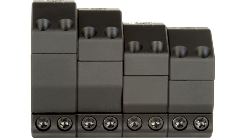 Seekins Precision 34mm Tube Rifle Scope Rings, 1.45in AR High, 4 Cap Screw, 0010630012 - F