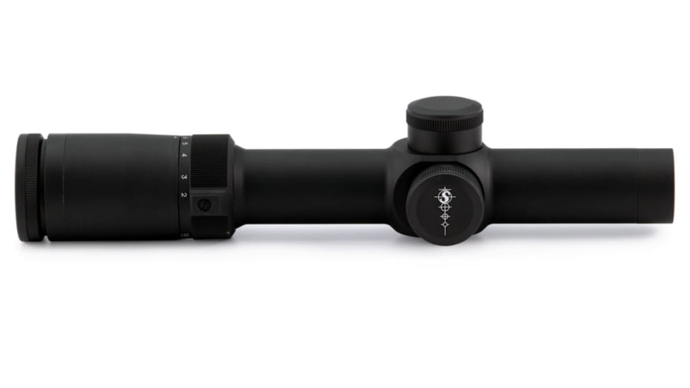 Shepherd Scopes 1-6x24 Phantom Rifle Scope, T1 Reticle, Black anodized TAC0001