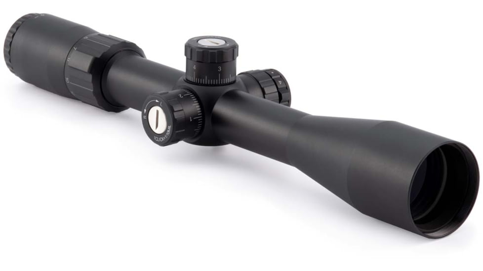 Shepherd Scopes BRS 4-16x44mm Rifle Scope, 30mm Tube, FFP, BRS-MIL Reticle, Matte, Black, 4080BRS.416.MIL