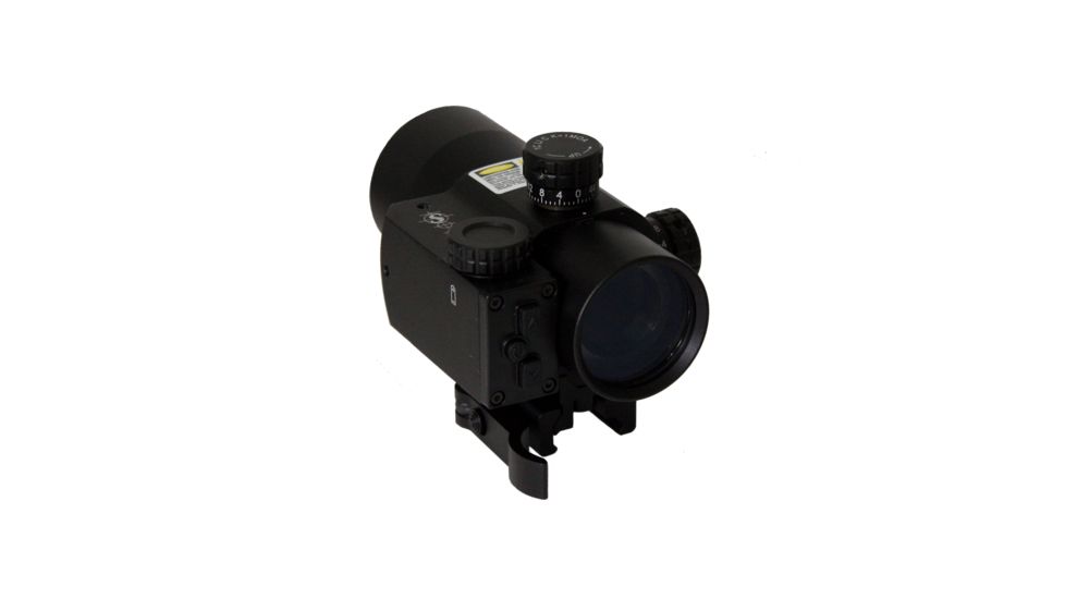 Shepherd Scopes Deadshot 40-LR Red Dot Scope, with Side Laser 40mm Objective, Black anodized RD0003