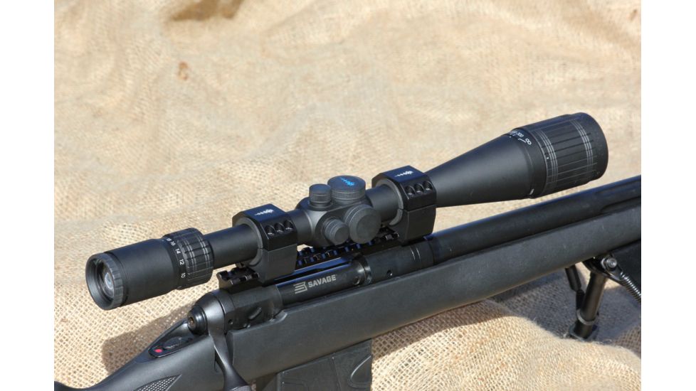 Shepherd Scopes Double Lug Scope Rings, Black anodized, Small Tactical Double Lug Rings