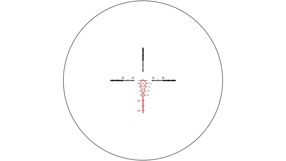 Shepherd Scopes Rogue Series 1-8x24 Rifle Scope, 30mm Tube, R14 Reticle, Matte, Black, 4080RGE.1.8.R14