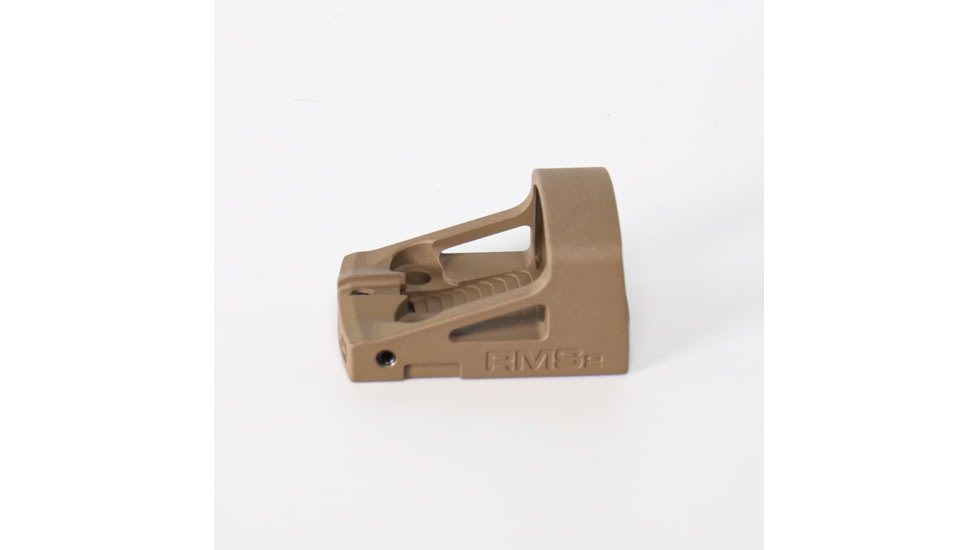 Shield Sights Compact Reflex Mini Red Dot Sight 2.0, 4 MOA Dot Reticle, RMS2-4MOA Glass Lens, FDE, RMS2-8-Moa-G-FDE