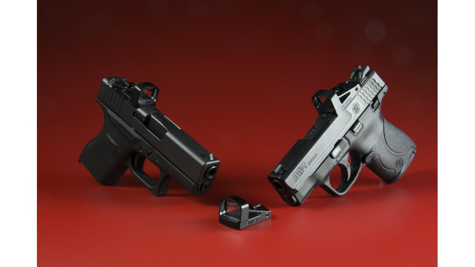 Shield Sights Compact Reflex Mini Red Dot Sight, 4 MOA Dot Reticle, RMSC-4MOA Glass Lens, Black, RMSc-4MOA-GLASS