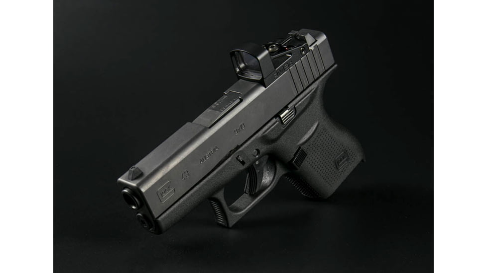 Shield Sights Compact Reflex Mini Red Dot Sight, 4 MOA Dot Reticle, RMSC-4MOA Glass Lens, Black, RMSc-4MOA-GLASS