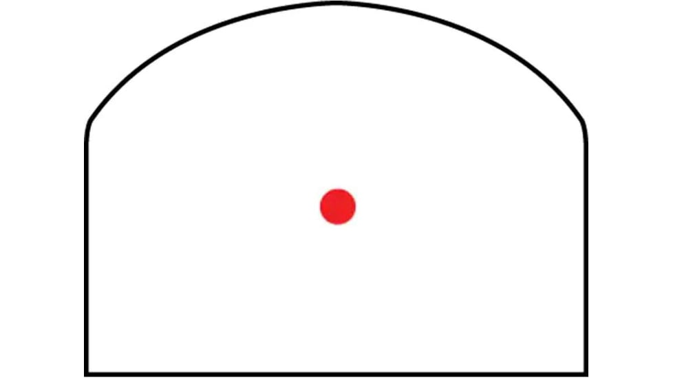 Shield Sights Compact Reflex Mini Red Dot Sight, 8 MOA Dot Reticle, RMSC-8MOA Glass Lens, Black, RMSc-8MOA-GLASS