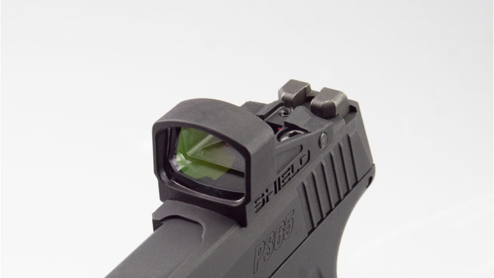 Shield Sights Compact Shield Mini Red Dot Sight, 8 MOA Dot Reticle, SMSC-8MOA Polymer Lens, Black, SMSc-8MOA-POLYMER