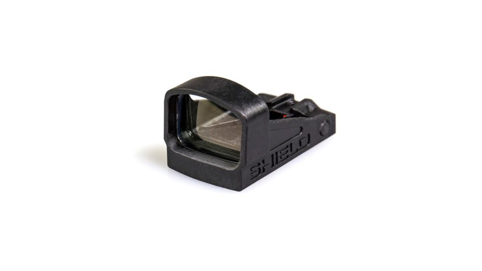 Shield Sights Compact Shield Mini Red Dot Sight, 8 MOA Dot Reticle, SMSC-8MOA Polymer Lens, Black, SMSc-8MOA-POLYMER
