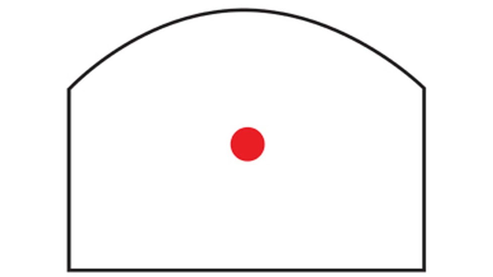 Shield Sights Glass Edition Waterproof Mini Reflex Red Dot Sight, 1x22mm, Black, 4 MOA Red Dot, RMSW-4MOA-GLASS