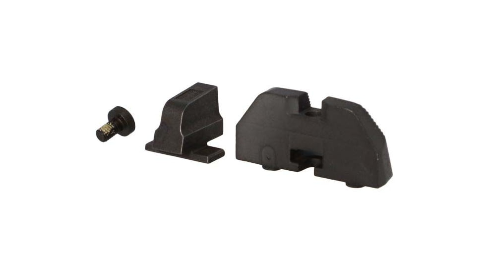 SIG SAUER Square Notch Tritium Night Sights, P211, Tritium Front Sight, Black Rear, Black, 8902040