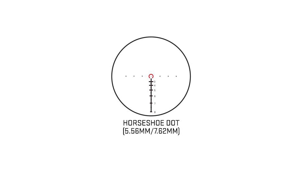 SIG SAUER Bravo4 5.56mm/7.62mm 4x30 Wide Field Battle Sight w/Illuminated Horseshoe Dot Glass Reticle, Graphite SOB44001