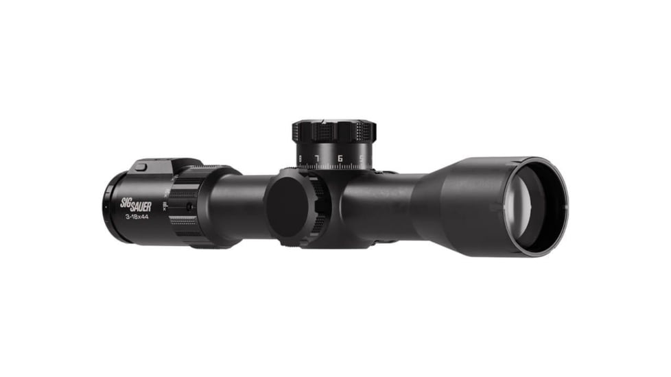 SIG SAUER BRAVO6TBDX 3-18x44mm 35mm Tube Rifle Scope, FFP, Mrad Milling Reticle, Levelplex, Side Focus, BDX-T1 Mrad Adj, Black, SOBBDX63102