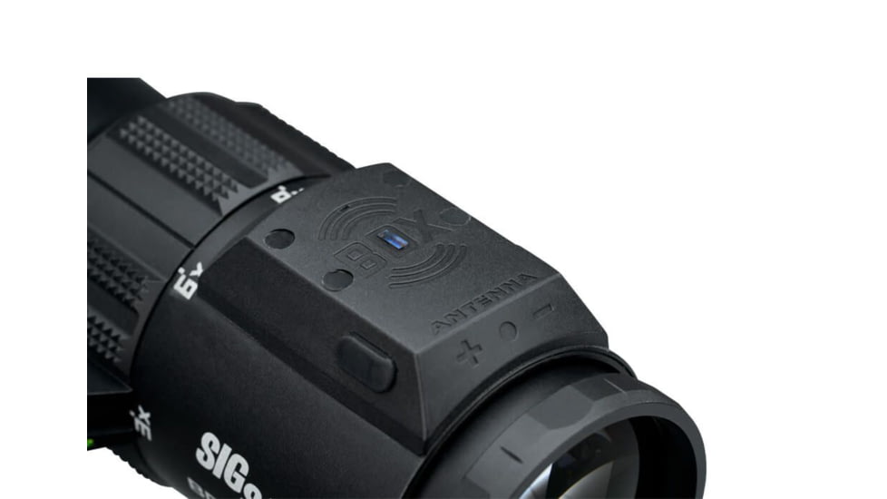 SIG SAUER BRAVO6TBDX 3-18x44mm 35mm Tube Rifle Scope, FFP, Mrad Milling Reticle, Levelplex, Side Focus, BDX-T1 Mrad Adj, Black, SOBBDX63102