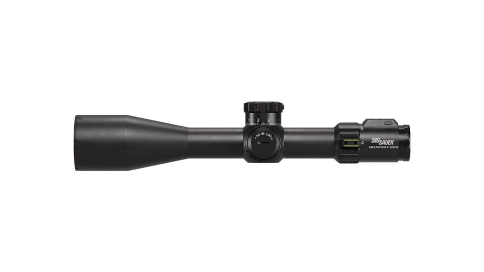 SIG SAUER BRAVO6TBDX 5-30x56mm 35mm Tube Rifle Scope, FFP, Dev-L Mrad Reticle, Levelplex, Side Focus, Bdx-T1 Mrad Adj, Black, SOBBDX65104