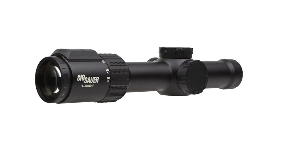 SIG SAUER Easy 6TBDX 1-6X24mm 30mm Tube Second Focal Plane Rifle Scope, Black, BDX-R2 Levelplex, MRAD, Black, SOEBDX61101