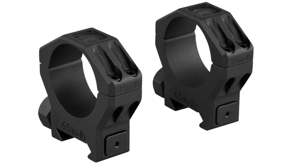 SIG SAUER Alpha6 30mm Riflescope Rings, Medium-0.94in, Black, SOA63002