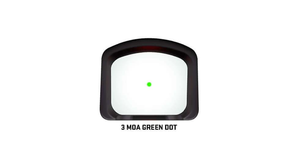 SIG SAUER Romeo-X Compact Open Reflex Red Dot Sight, 1x24mm, 3 MOA Dot, Circle and Dot, Black, SORX1280