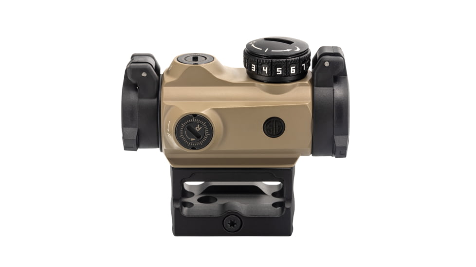 SIG SAUER OPMOD Exclusive Romeo-MSR 1x20 Red Dot Sight, 2 MOA Green Dot, FDE, SOR72022, EDEMO1