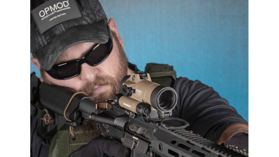 EDEMO SIG SAUER OPMOD ROMEO7 Reflex Red Dot Sight, 1x30mm, 2 MOA Red Dot Reticle, FDE, SOR71021, EDEMO4