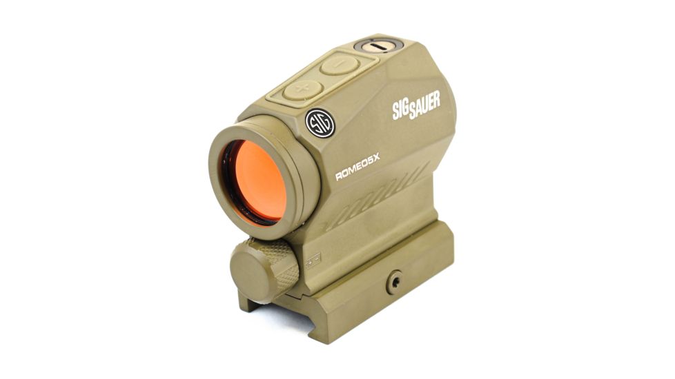 SIG SAUER OPMOD Romeo5 X 1x20mm Compact Red Dot Sight, 2 MOA Dot Reticle, Flat Dark Earth SOR52111