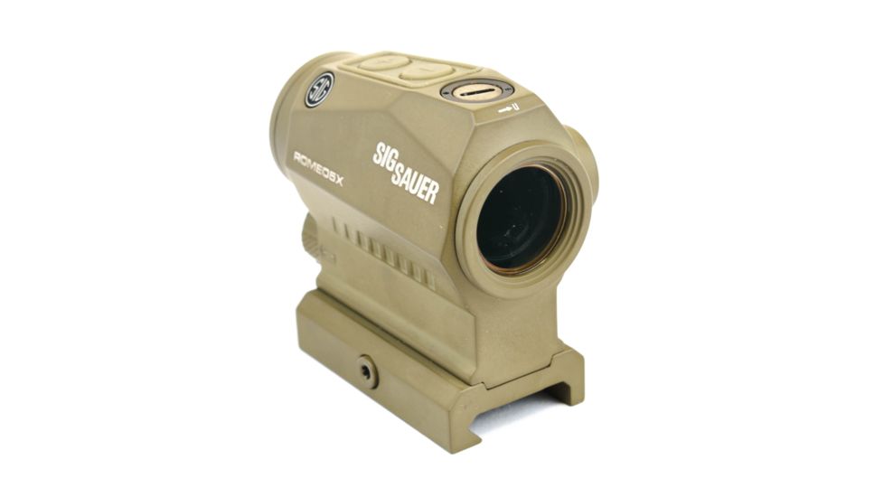 SIG SAUER OPMOD Romeo5 X 1x20mm Compact Red Dot Sight, 2 MOA Dot Reticle, Flat Dark Earth SOR52111