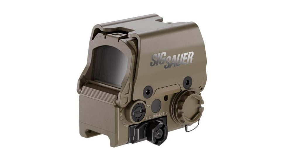 Sig Sauer ROMEO 8T AMR 2.0, Red Dot, 40mm Objective, QBCD 2.0 Reticle, 1913 Picatinny Mount, Titanium Shroud, Flat Dark Earth SOR8T811