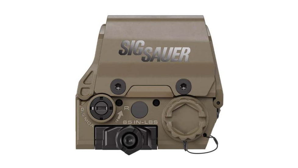 Sig Sauer ROMEO 8T AMR 2.0, Red Dot, 40mm Objective, QBCD 2.0 Reticle, 1913 Picatinny Mount, Titanium Shroud, Flat Dark Earth SOR8T811