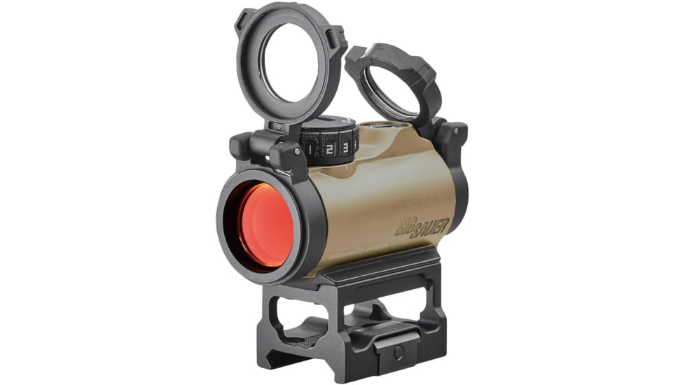 SIG SAUER Romeo-MSR 1x20mm Red Dot Sight, 2 MOA Dot Reticle, FDE, SOR72011