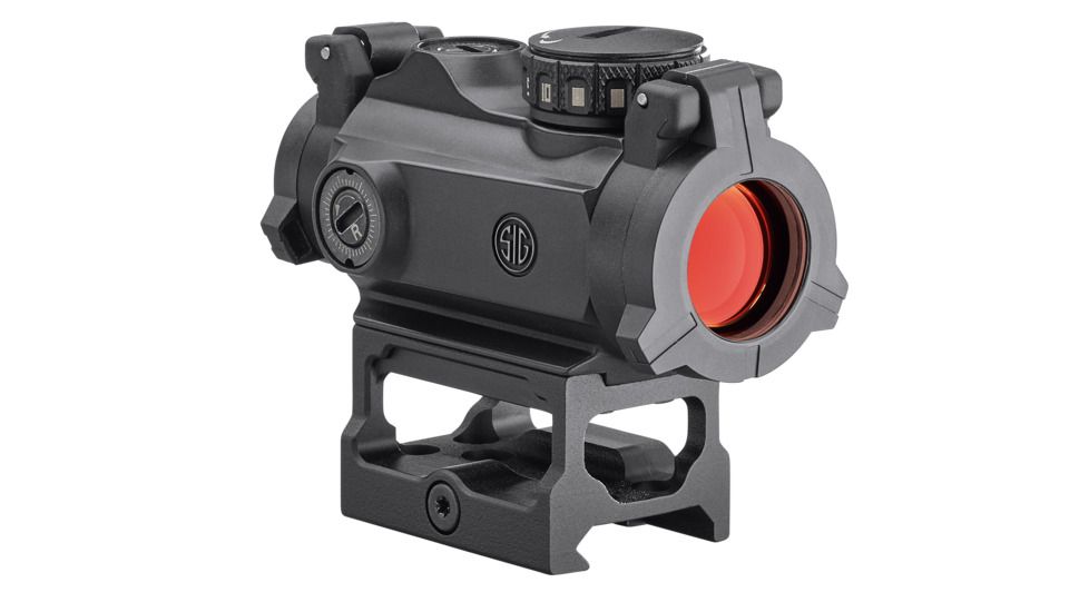SIG SAUER Romeo-MSR 1x20mm Reflex Red Dot Sight, 2 MOA Red Dot Reticle, Black, SOR72001, EDEMO5