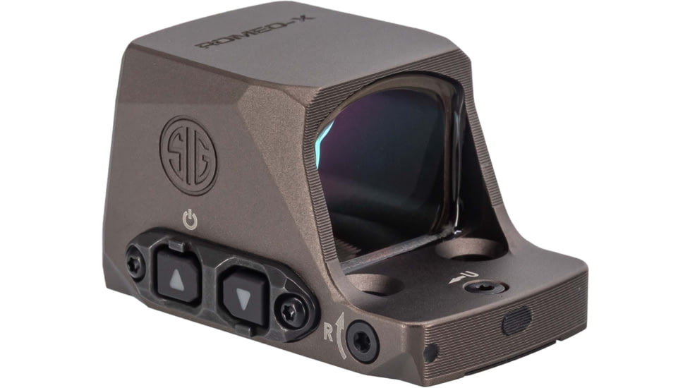 SIG SAUER Romeo-X 1x Reflex Sight, Compact Footprint, Circle Dot, Flat Dark Earth, SORX1402