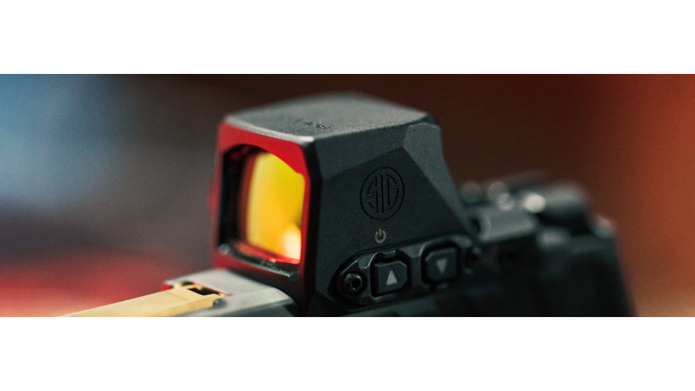 SIG SAUER Romeo-X Compact 1x Reflex Red Dot Sight, 6 MOA Dot Reticle, Black, SORX1260