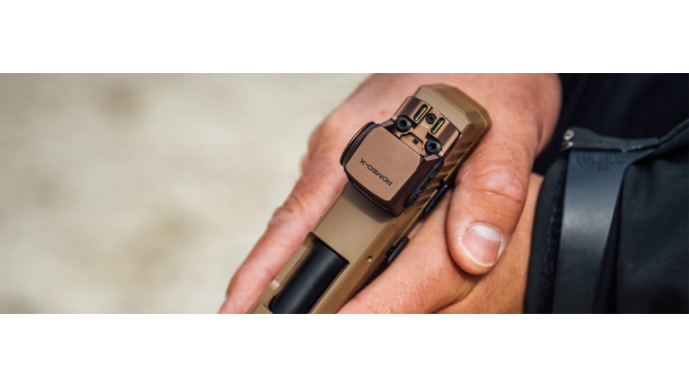 SIG SAUER Romeo-X Compact 1x Reflex Red Dot Sight, Circle Dot Reticle, FDE, SORX1202