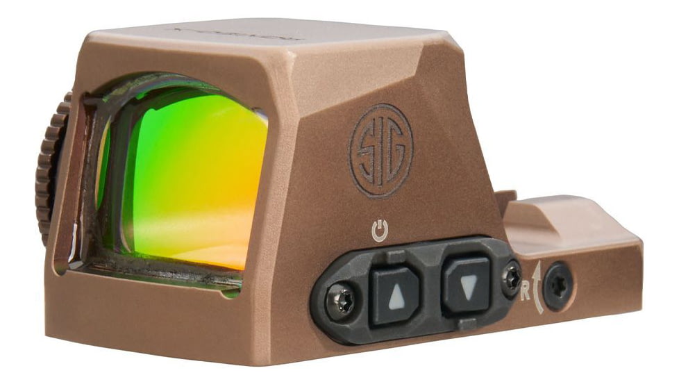SIG SAUER Romeo-X Pro 1x Reflex Red Dot Sight, Circle Dot Reticle, FDE, SORX1002